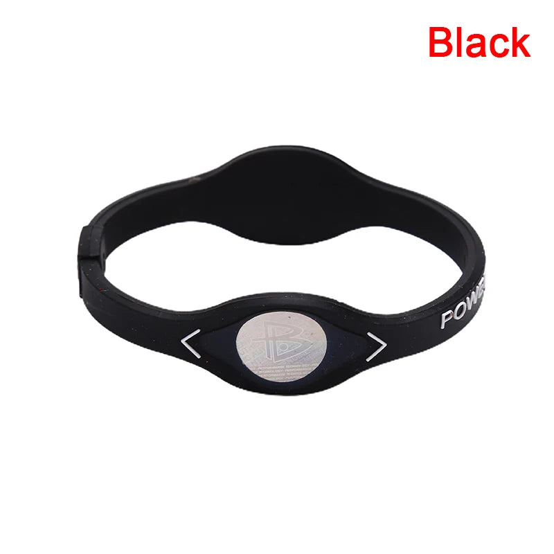 1pc Power Balance Energy Health Bracelet for Sport Wristbands Ion Silicone Band Gift