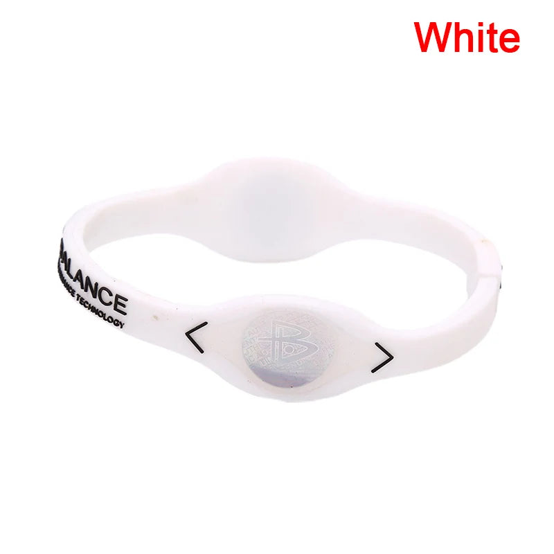 1pc Power Balance Energy Health Bracelet for Sport Wristbands Ion Silicone Band Gift