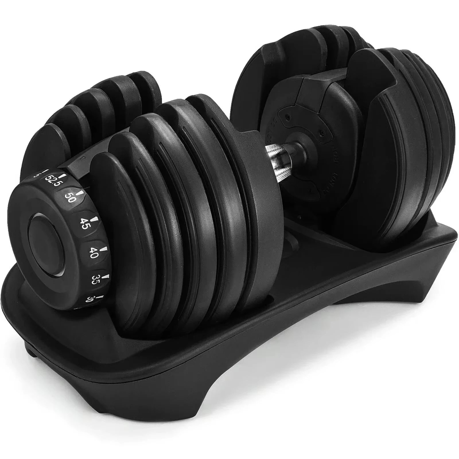 VEVOR Adjustable Steel Dumbbell 24/40KG 52.5/90LBS Fitness for Home Gym, Arm & Muscle Training with QuickLock System (Red/Black)